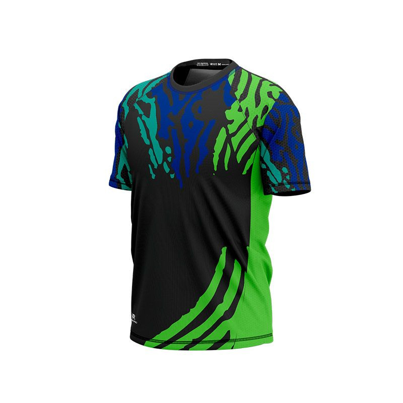 Camiseta Deporte Hombre Manga Corta Camisetas Running, Secado Rápido  Respirable para Running Fitness Correr Azul Verde S : : Moda